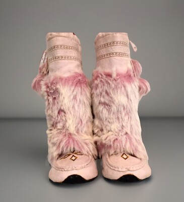   Buffalo London   Fell Boots Stiefel 39 rosa  