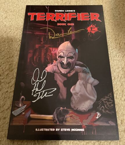 Terrifier Book 1 First Edition RARE Signed By David Howard Thornton Damien Leone - Afbeelding 1 van 9