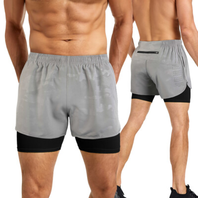 Puztloy Men's Workout Shorts - 7'' Quick Dry Running Sports Athletic Gym Shorts With Pockets