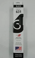 Oracal 631 Removable Adhesive Vinyl - Black 12"x24"
