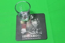 Jack Daniels Iditarod 2010 Shot Glass Sled Dog The Last Great Race and coaster