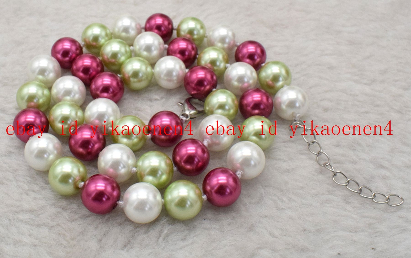 Gray Imitation Pearl Necklace 18" Gray South Sea Shell Pearl Necklace – 12/14mm Round Beads, Gold Plated, Handmade Mikimoto Pearl 12 - 18 In Necklace Fine Necklaces - Foto 7