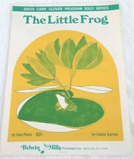 Belwin Mills The Little Frog Solo Piano Sheet Music Louise Garrow