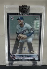 Curtis Terry - 1/75 - 2022 Topps Clearly Authentic - Autograph - Black Parallel