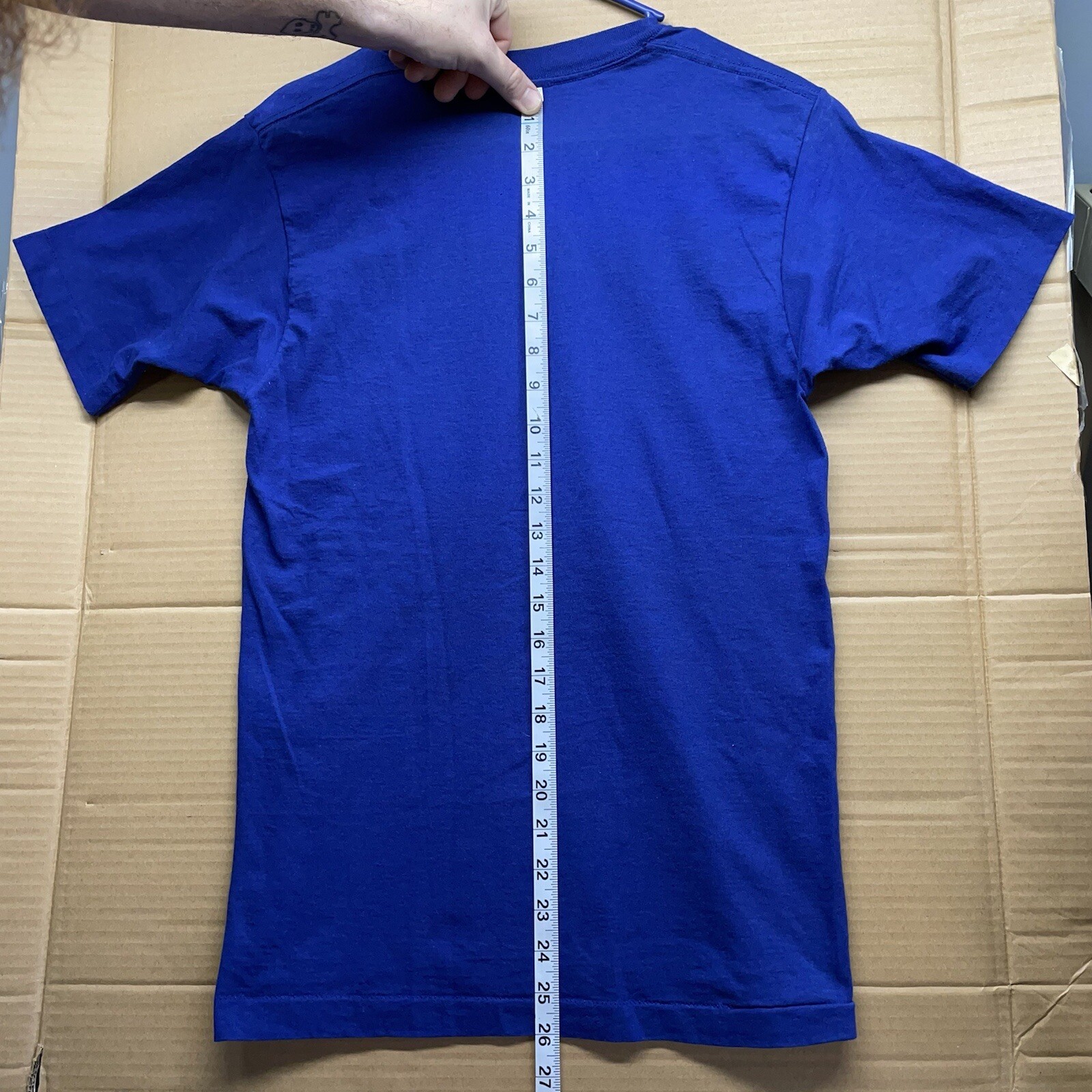 Rare Vintage BVD Blue Pocket T-Shirt - Men's Medium, Made in USA, Single Stitch image 6