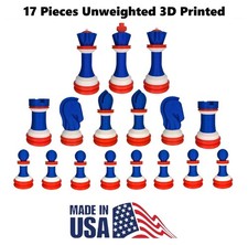 Tournament size Chess Pieces 3d printed Chess...