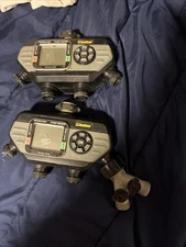 Melnor 73280-20L & 21A -Digital Water Electronic Hose Timer, 4 Zone, Black/Gray