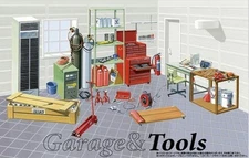 Fujimi GT02 GT-2 1/24 Scale Garage & Tool Series Car Props Model Accessories Kit