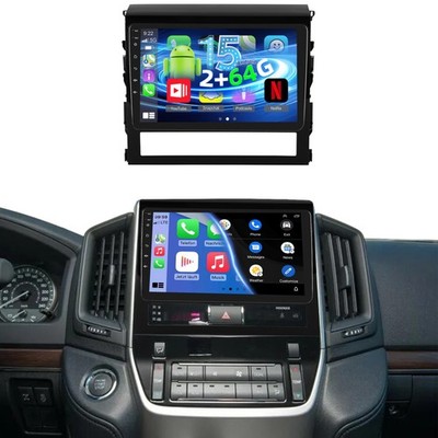 9'' Carplay For Toyota Land Cruiser 200 2016-2019 Car Radio Stereo Android GPS