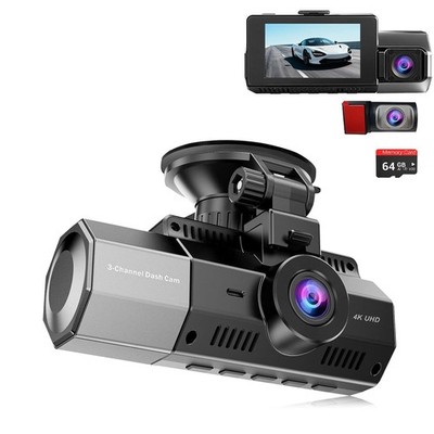 Dash Cam 4K 2.5K 3 Channel 5G WiFi GPS 512GB Max Eivikga 4K2.5K2.5K STARVIS