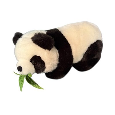 Aurora Panda Bear Plush Stuffed Toy Bamboo Black White Animal Zoo