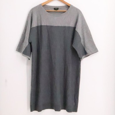 Talbots Colorblock Sweater Dress Minima Quiet Luxury Merino Wool Blend Size 1X P