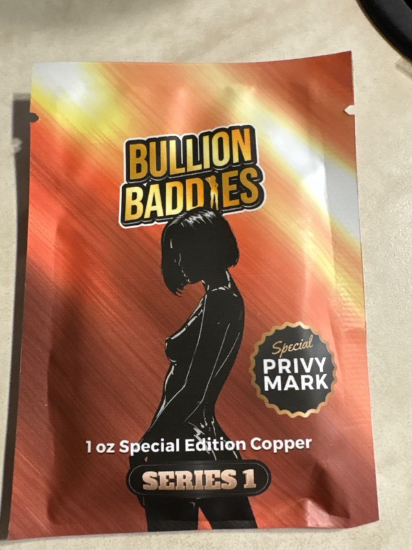 🔥 Bullion Baddies 1oz Copper Mystery Pack - SEALED - WIN Silver or GOLD🔥🔥