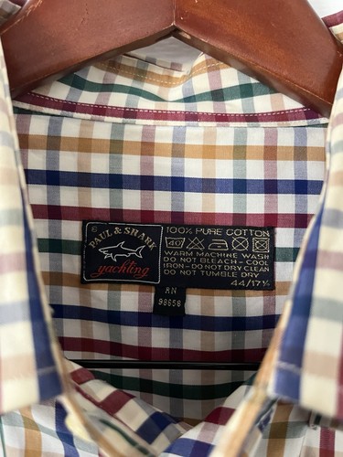 Paul & Shark Yachting Button Down Hemd Herren Größe 44 - 17 1/2 - XL - Bild 5 von 5