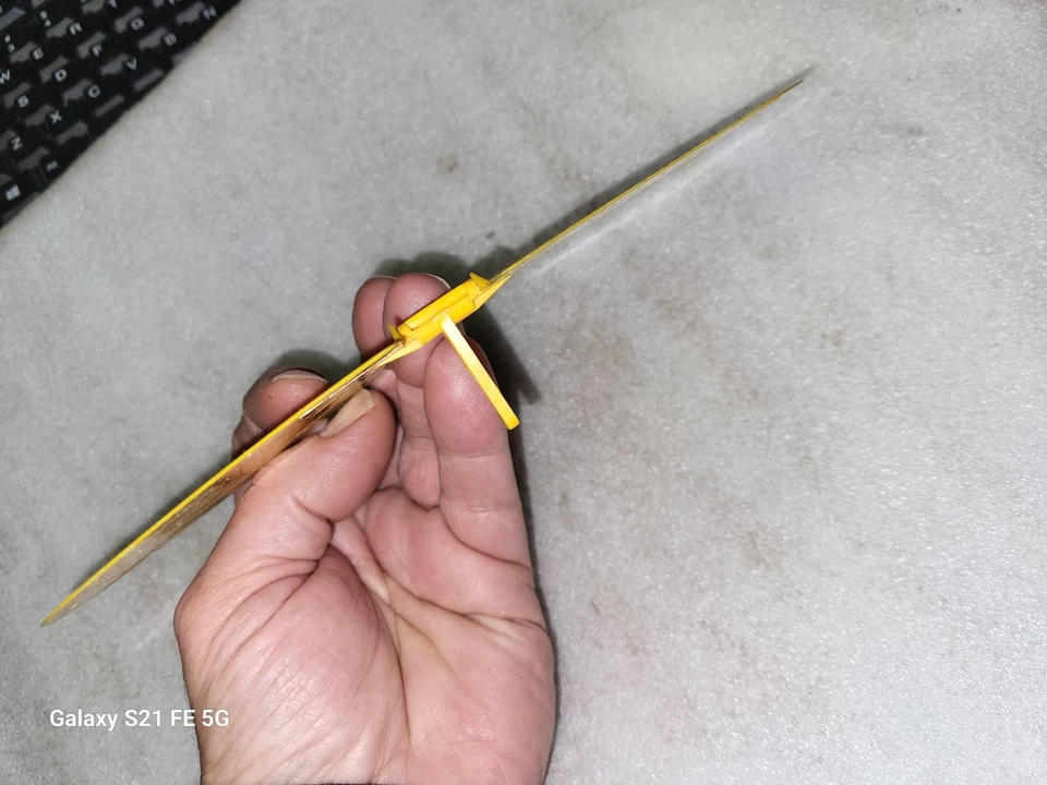 NOS Cox Tether Plane PT-19 Trainer Yellow Stabilizer Part - Image 4 of 4