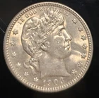 1903 O Barber Quarter BU MS Condition, Rare New Orleans Minting
