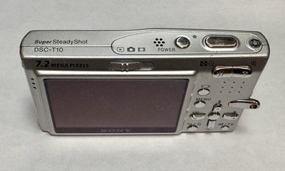 Sony Cyber-shot DSC-T10 7.2MP 3x Zoom Digital Camera + 1GB SD +