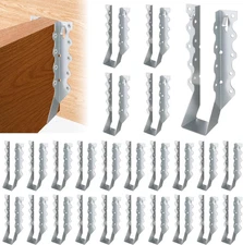 25 Pcs 2X6 Joist Hangers for Wood 20 Gauge Galvanized Face Mount Joist Hanger 