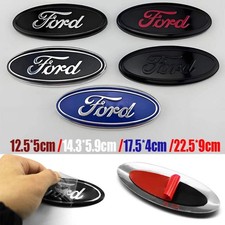 Car Front Grille Emblem Rear Trunk Logo Badge For Ford Fiesta Focus 2 3 Mondeo E