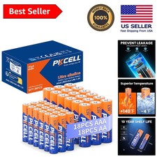 Reliable 36 Count AA & AAA Batteries - High-Performance with 10- Shelf Life