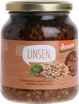 Demeter, Nur Puur Linsen 360g (ATG:260g) Bio