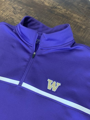 Nike Golf University of Washington Pullover Long Sleeve Men’s Size XL 1/4 Zip - Picture 2 of 11
