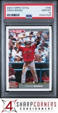 2004 TOPPS TOTAL #465 CRAIG BIGGIO ASTROS HOF PSA 10