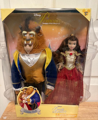 Beauty and The Beast Special Edition Classic Doll Collection Set Disney Park NEW