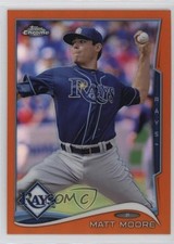 2014 Topps Chrome Orange Refractor Matt Moore #102 5p9
