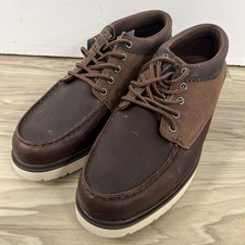 TOMS TRVL Lite Forrest Leather Men's Brown Lace-Up Shoes New Size 11 NWOB