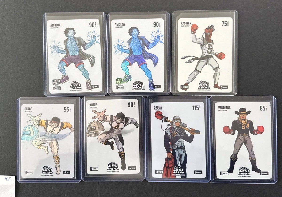 Bo Jackson Battle Arena Random Battle Foils Blizzards See Pictures -7Count