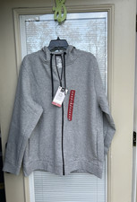 Member's Mark Men's Active Full Zip Hoodie SIZE XL grey NWT