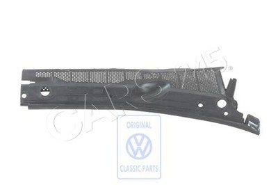 Genuine VW Clasico Jetta Water Deflector Satin black left lhd