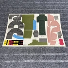 Vintage Star Wars Slave 1 Ship Decal Sticker Sheet Kenner Original 1981 UNUSED