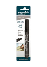 Image of Pica Classic Permanent Marker Medium Round Tip Blister Pack - Black, Blue or Red