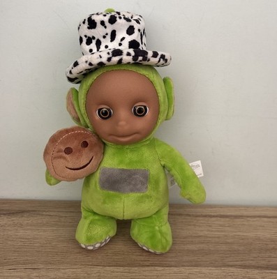 CBEEBIES TELETUBBIES 26 cm sprechender DIPSY Plüschtier Kuscheltier - Hut & Tubby Toast sehr guter Zustand