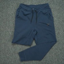 Nike Pants Mens Small Blue Tech Fleece Joggers Zip Pocket Athletic