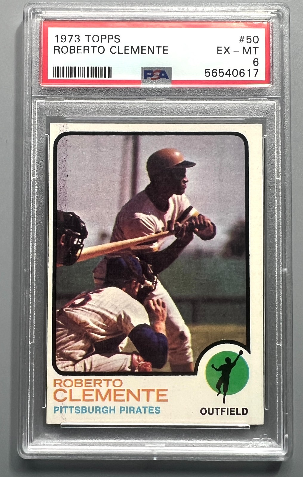 1973 Topps - Roberto Clemente #50 PSA 6 EX-MT