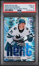2025-26 Upper Deck Allure - Hues Next? Macklin Celebrini #HN-12 Blue Spectrum...