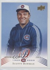 2008-09 Upper Deck Montreal Canadiens Centennial Set Scotty Bowman #160 HOF b8c