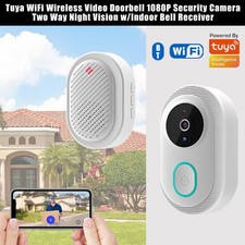 Tuya WiFi Wireless Video Doorbell 1080P Security Camera Two Way Night Vision