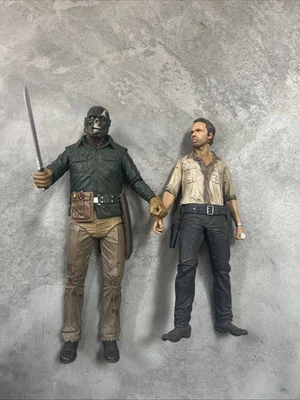 🤩🔥2012 Neca Jason Voorhees & AMC Rick Grimes Walking Dead Figure 🤩🔥 - Image 1 of 4