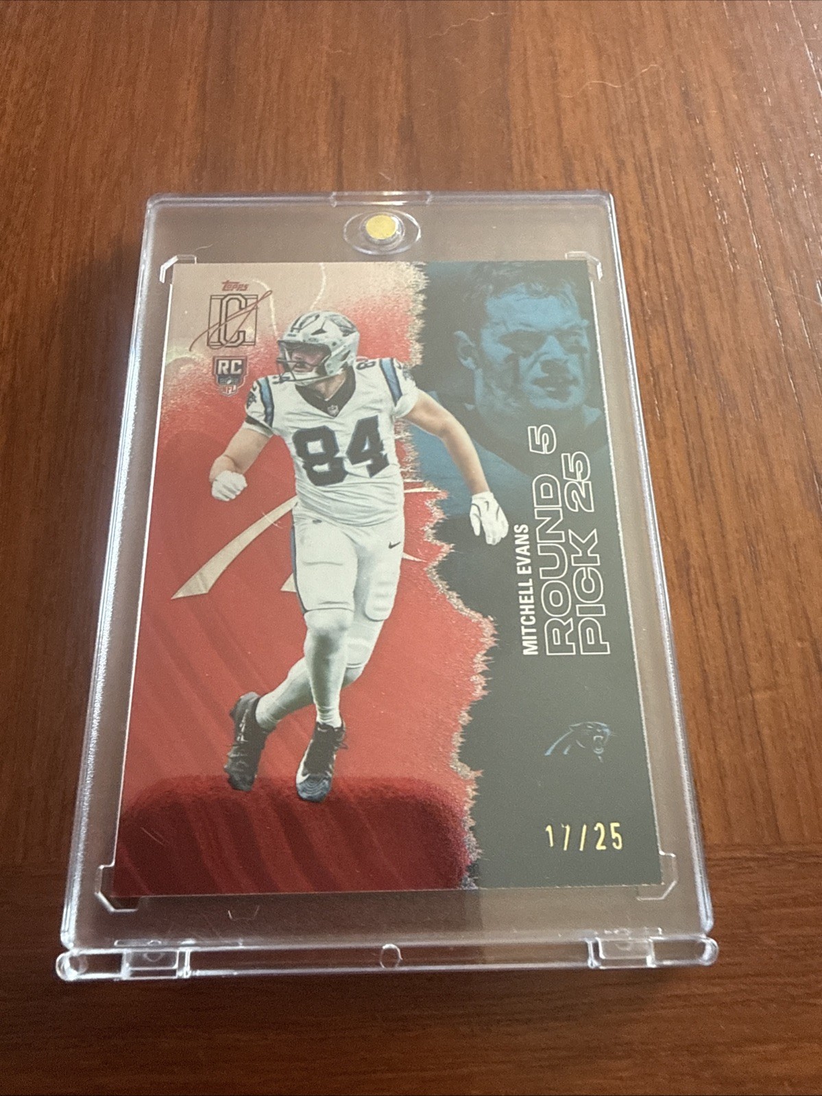 2025 Topps Signature Class Mitchell Evans #192 Red Lava 9/25 (RC) Rookie