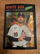 2026 Topps Heritage #90 Mike Tauchman Black Chrome Refractor /77 White Sox