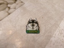 pin's Lozère - loup parc de Gevaudan