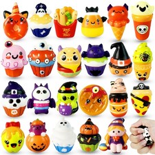 24PCS Halloween Squishies Toys for Kids,Halloween Squishies,Slow Rising Squis...