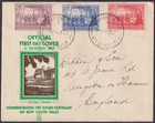 Australia 1937 KGVI 150th Anniv of New South Wales Official First Day Cover