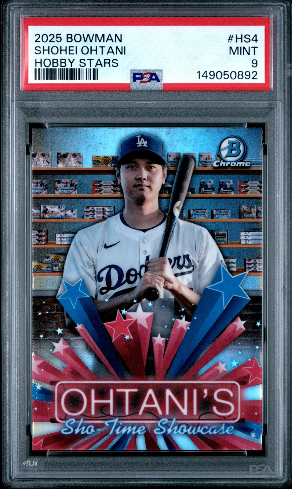2025 BOWMAN HOBBY STARS #HS4 SHOHEI OHTANI PSA 9