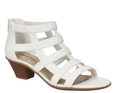 Easy Street Marg Women's Sandal White - US Size 6 M Stretch Fit & Comfort