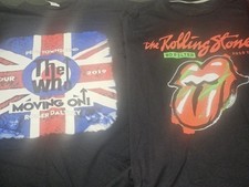 The Who (XL) and the Rolling Stones (L) Never worn.. NEW CONCERT T SHIRTS (2)